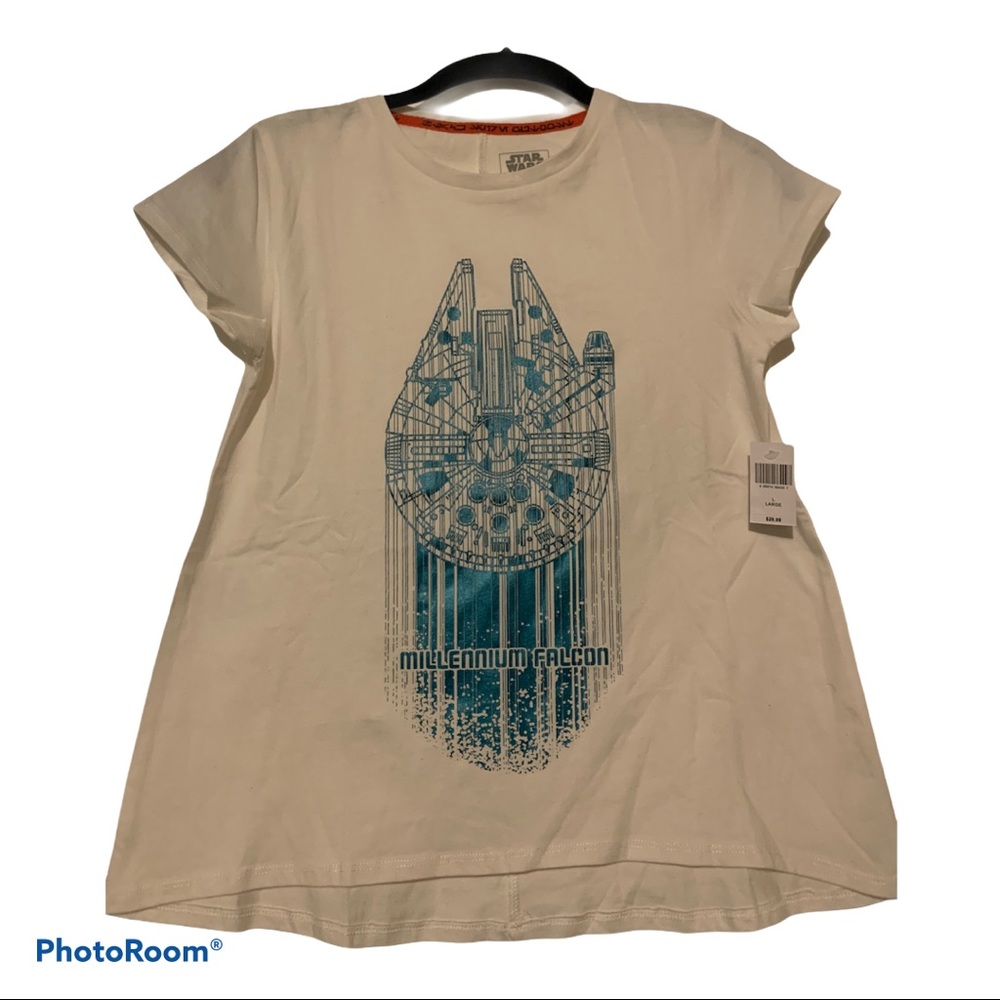 Girls Disney Star Wars Millennium falcon tee